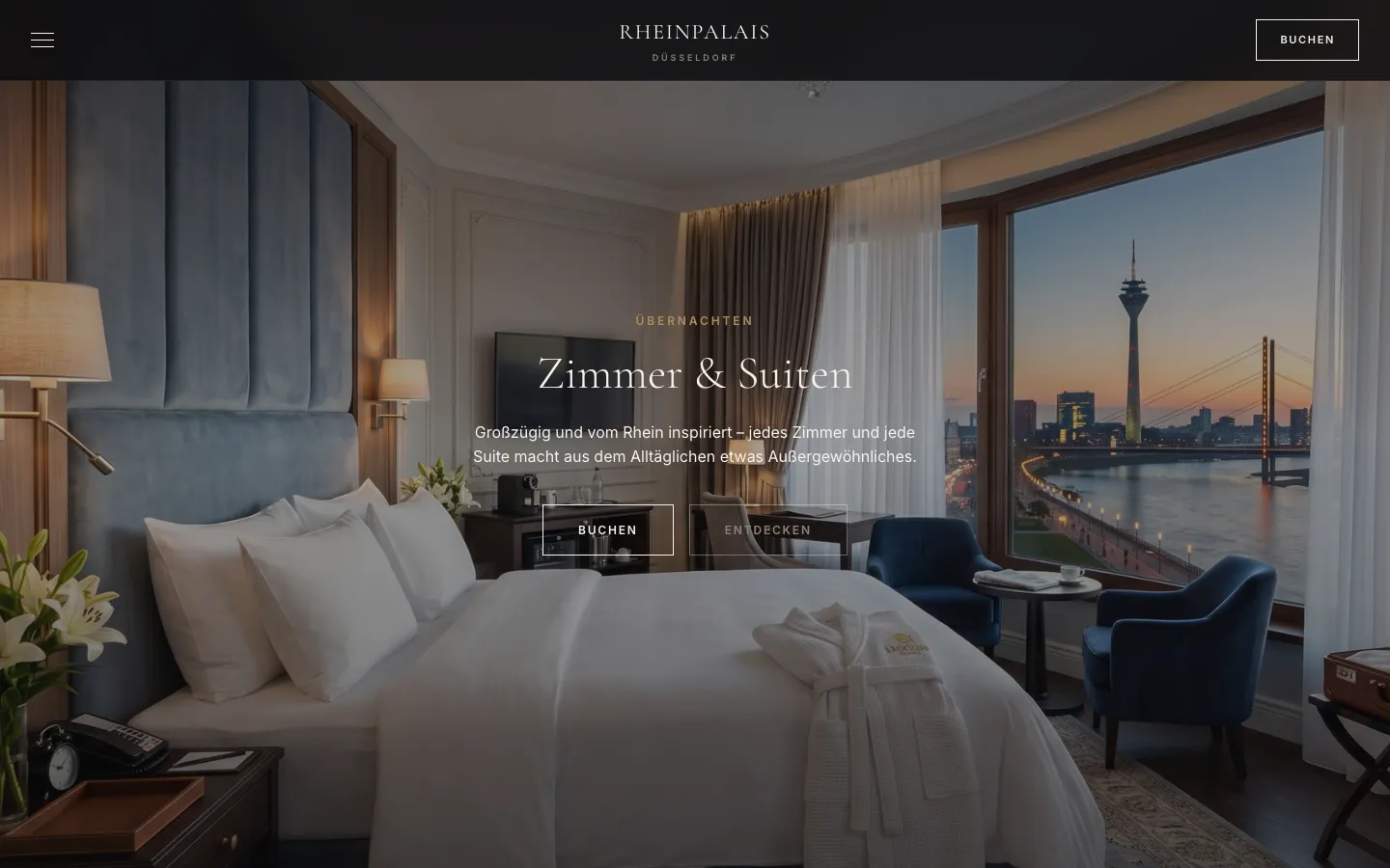 Website-Beispiel aus der Hotellerie